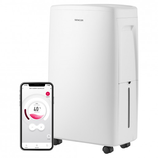 SENCOR Mobile Smart Одвлажнувач 10l WiFi  SDH 1028WH