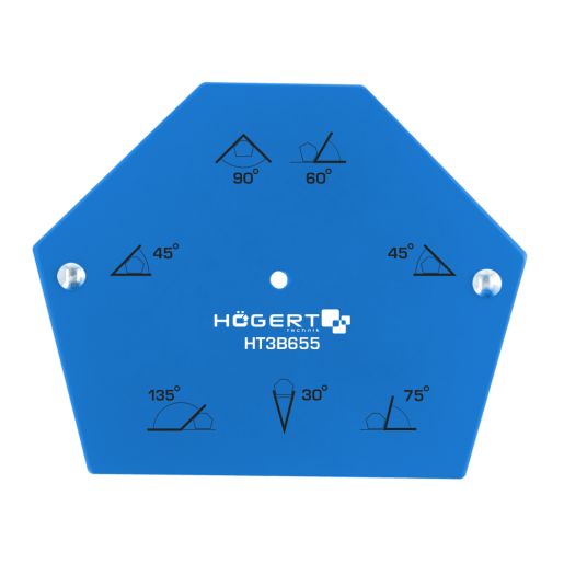HOEGERT магнетен аголник за заварување, хексагон, 34Kg   HT3B655
